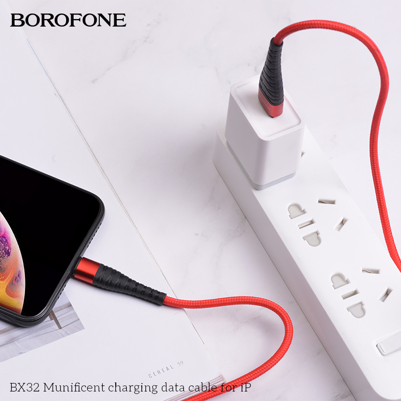 BOROFONE BX32 Munificent USB-A to Lightning cable NZ 8